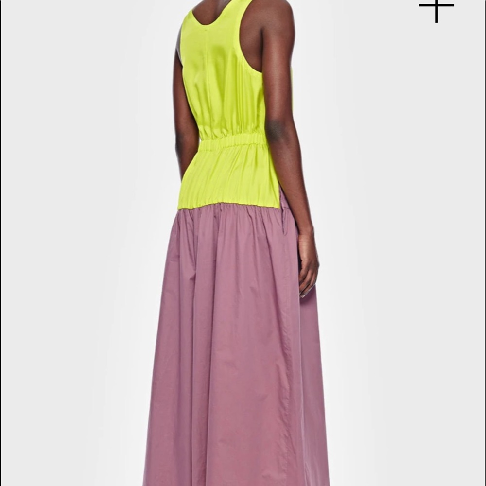 Tibi Tech Poplin Colorblock Jumpsuit - image 3